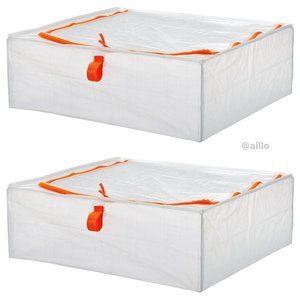 IKEA 2 PARKLA Storage cases, 22 x 19 x 7 "